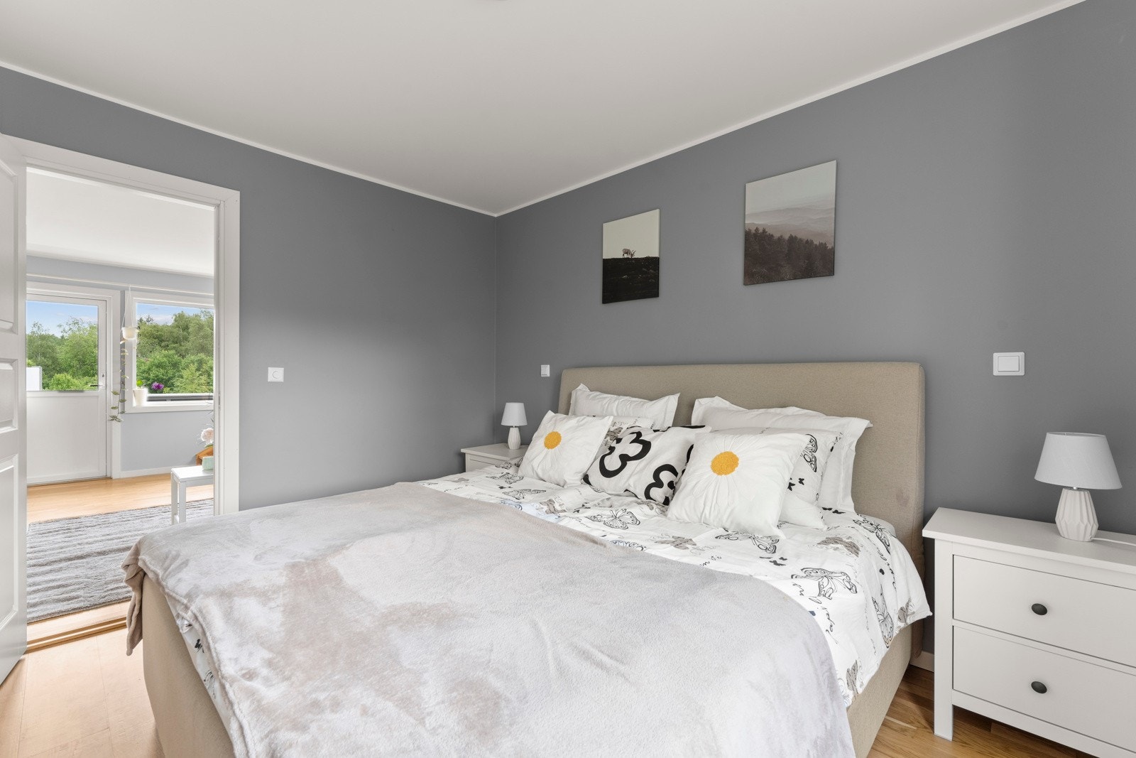 Boligen har tre soverom Galleribilde