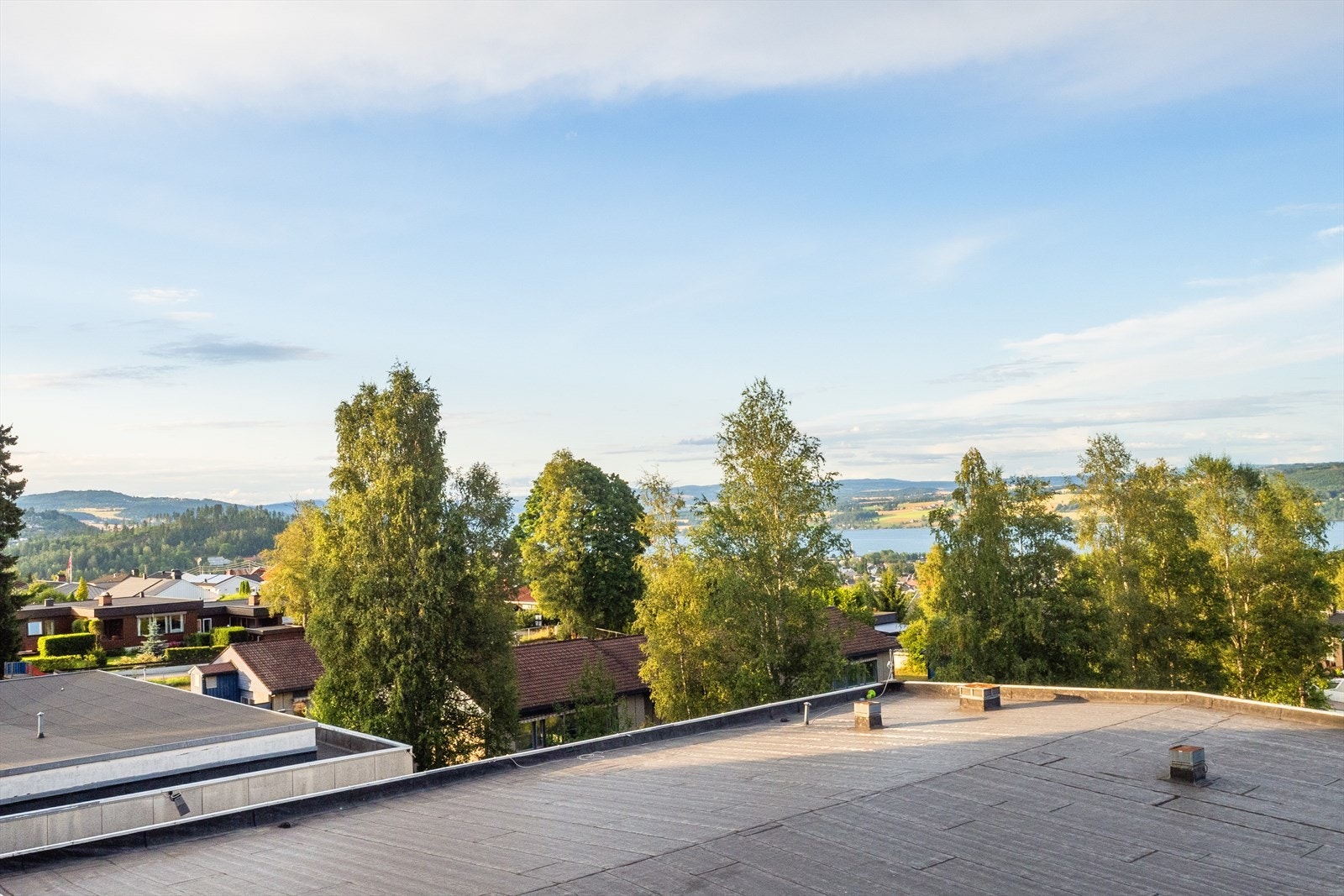 Utsikt fra takplan Galleribilde