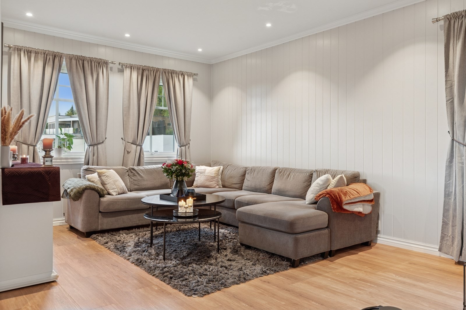 Lun krok av stuen som passer perfekt som sofakrok. Galleribilde