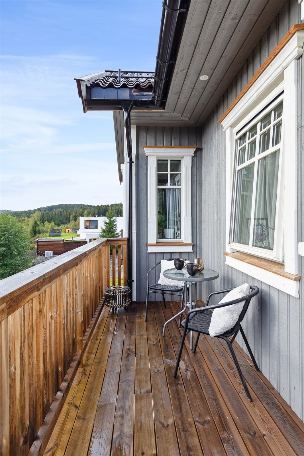 Veranda utenfor soverommet. Galleribilde