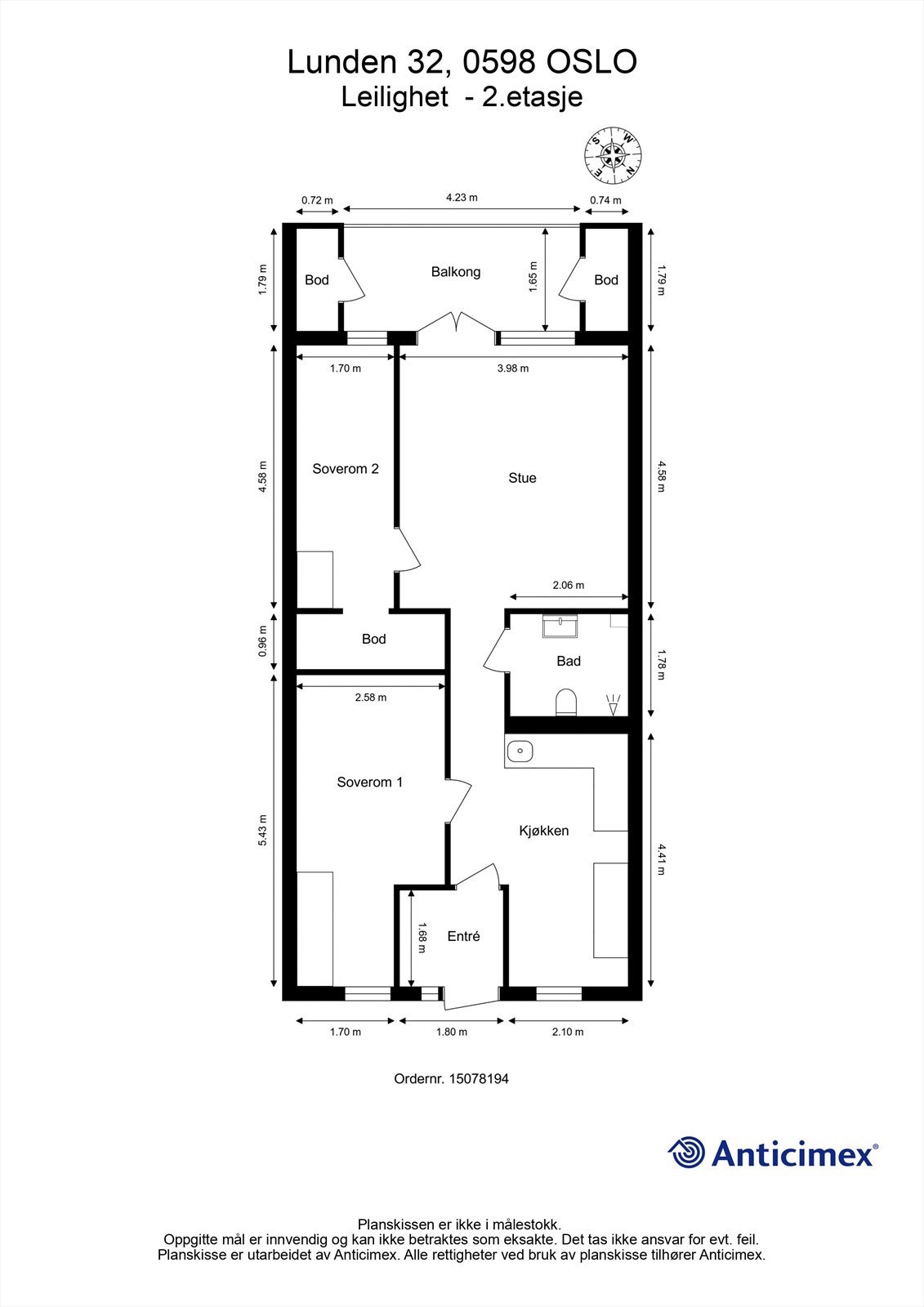 Plantegning Galleribilde