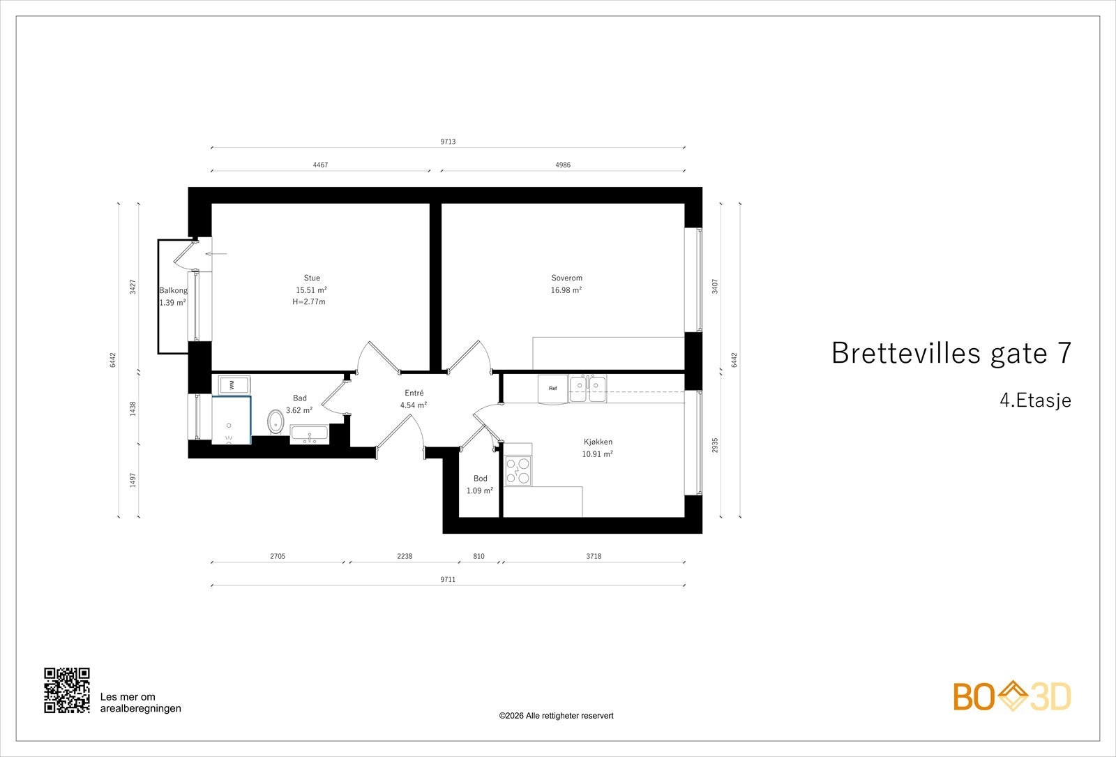 Takstmanns plantegning (avvik kan forekomme) Galleribilde