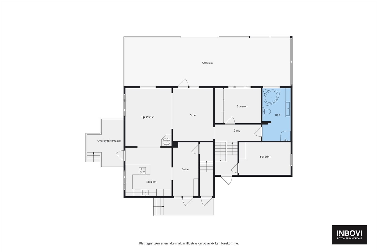 Plantegning hovedetasje Galleribilde