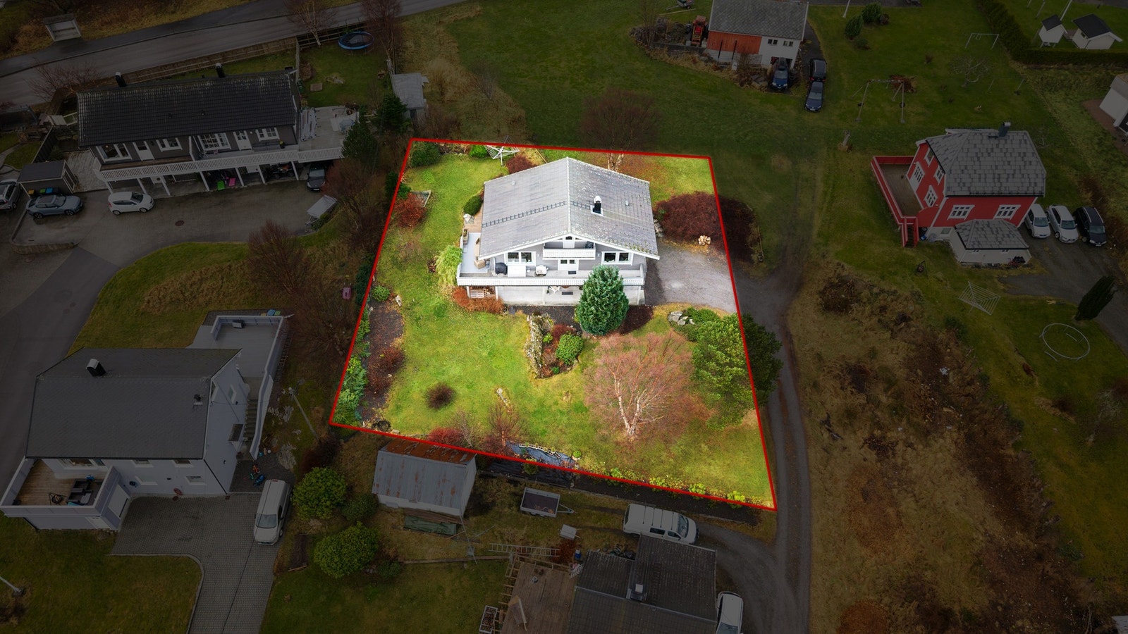 Romslig tomt Galleribilde