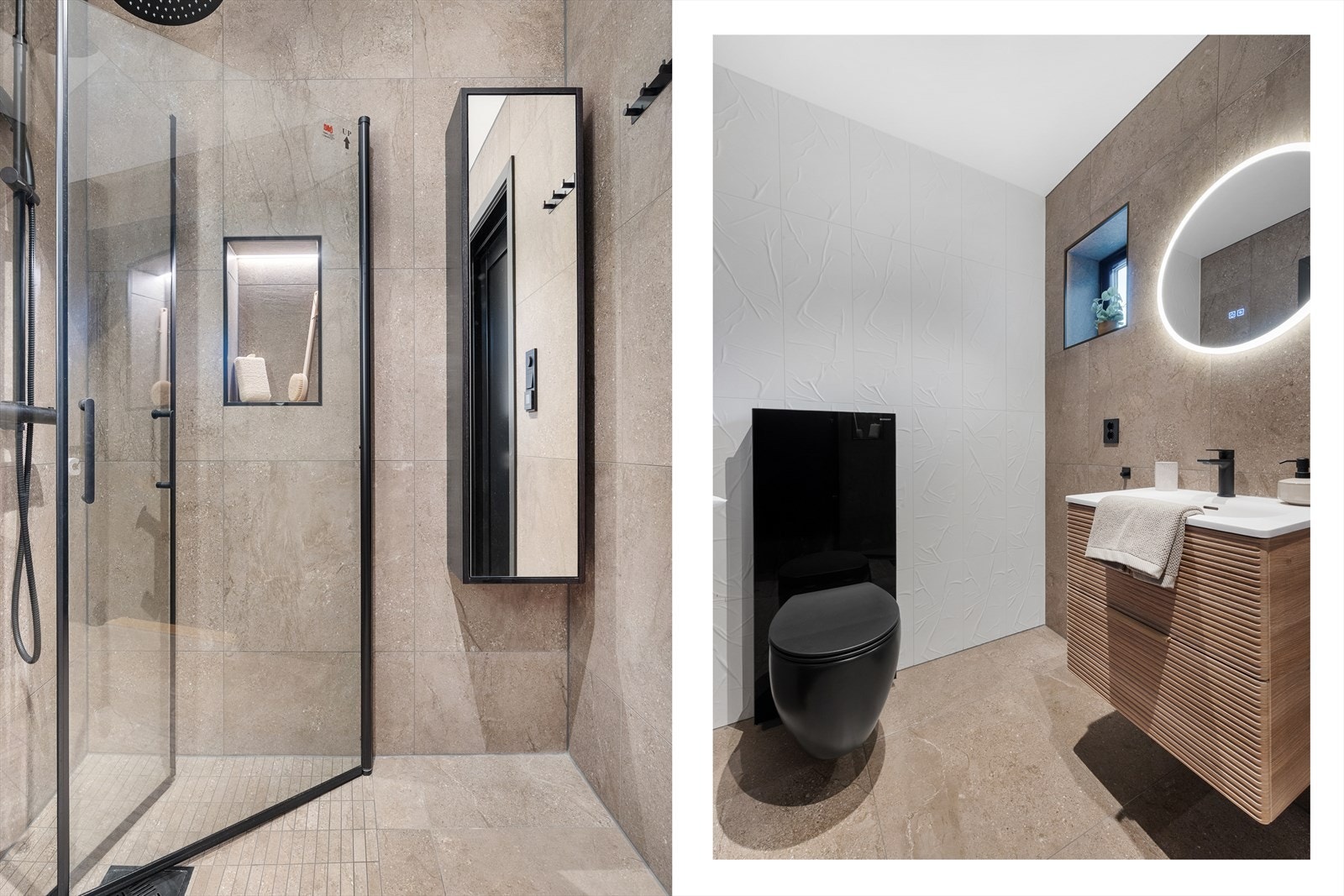 Badet er på ca. 4 kvm. Galleribilde