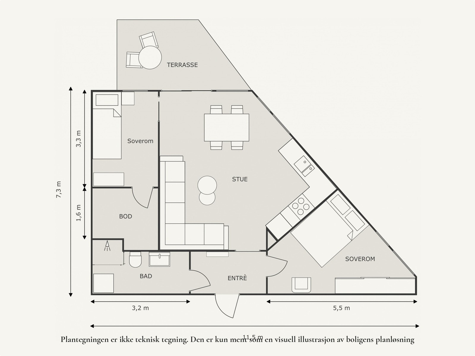 Plantegning. Galleribilde