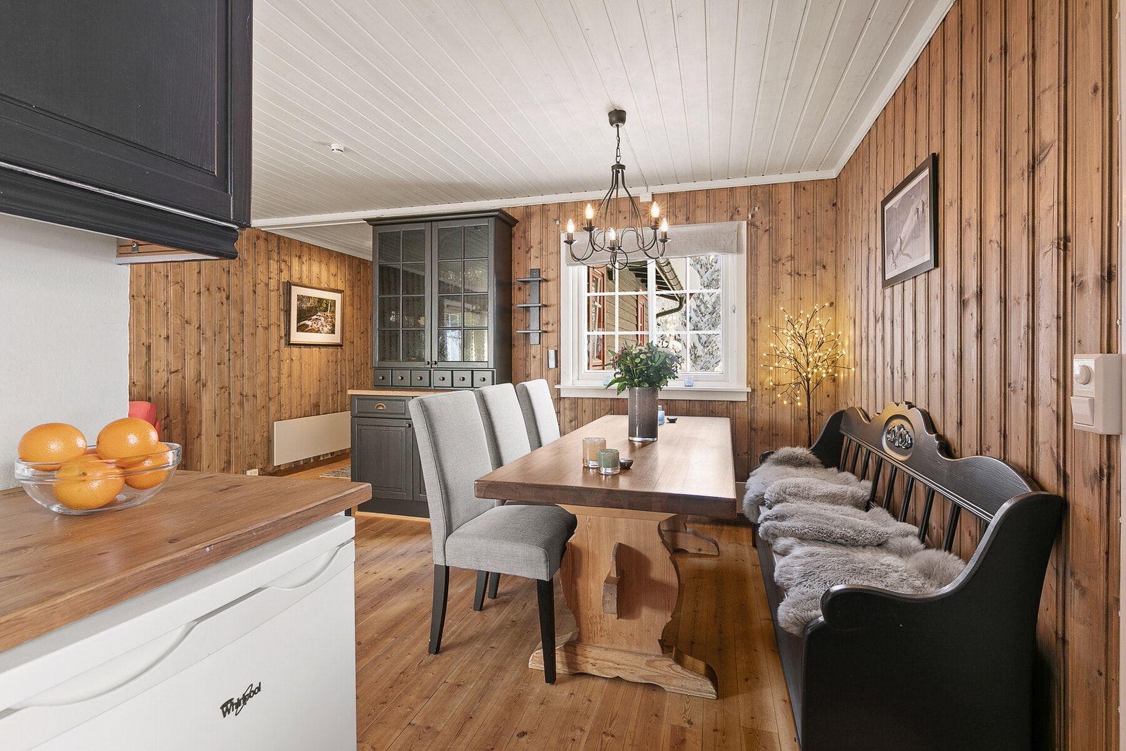 Her kan familie og venner samles til gode måltider. Galleribilde