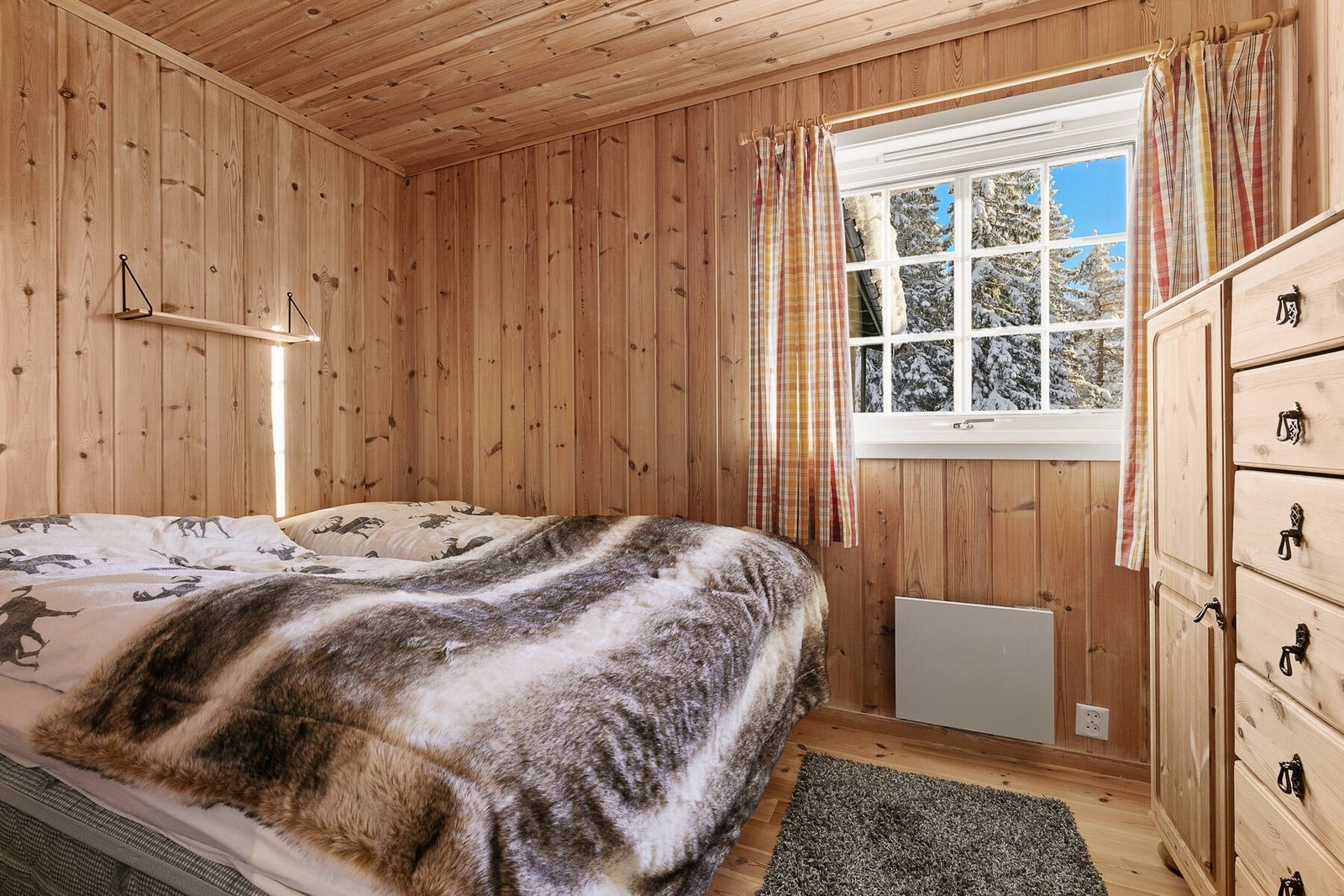 Hytta har totalt fire soverom. Galleribilde