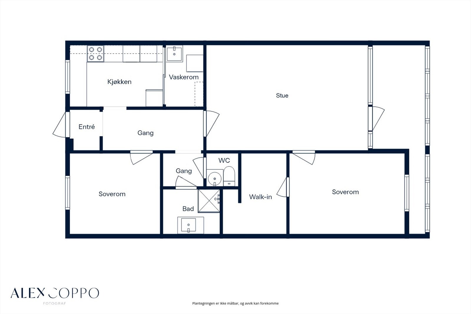 Plantegning Galleribilde