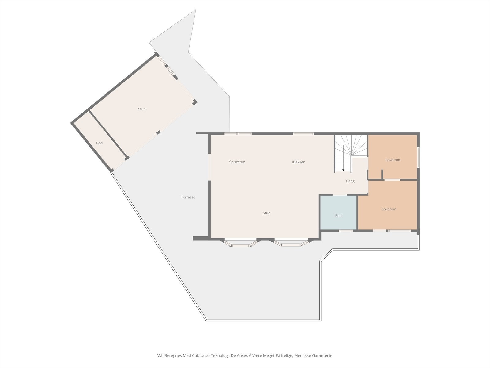 Plantegning 2. etasje Galleribilde