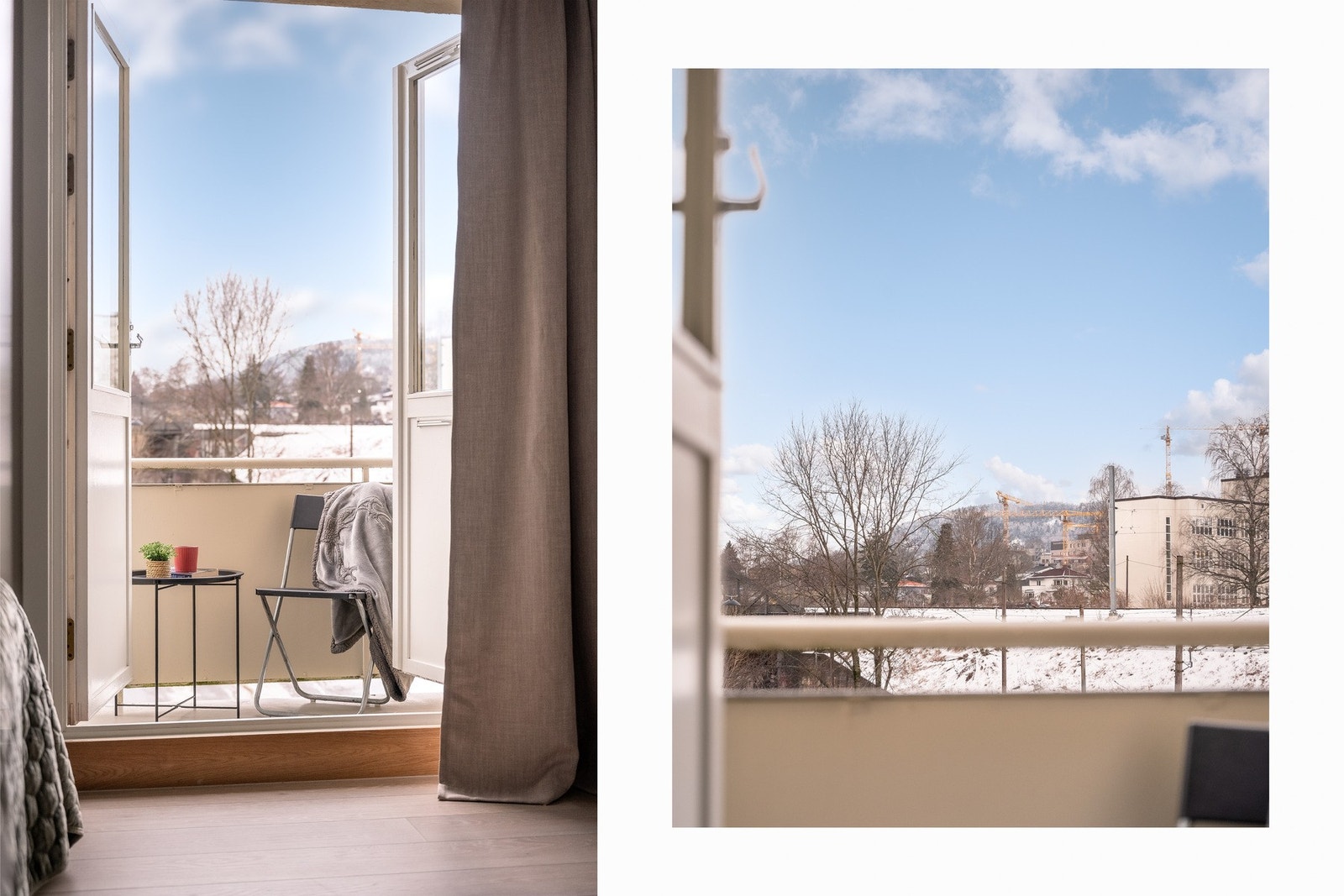 Fra soverommet har du tilgang til boligens 2. balkong. Galleribilde