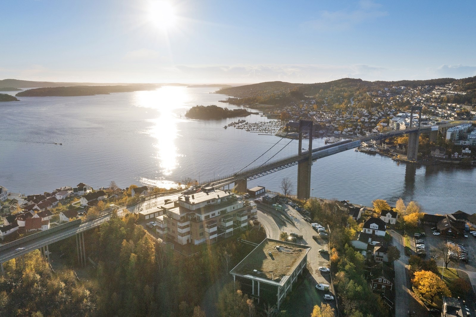 Dronefoto Galleribilde