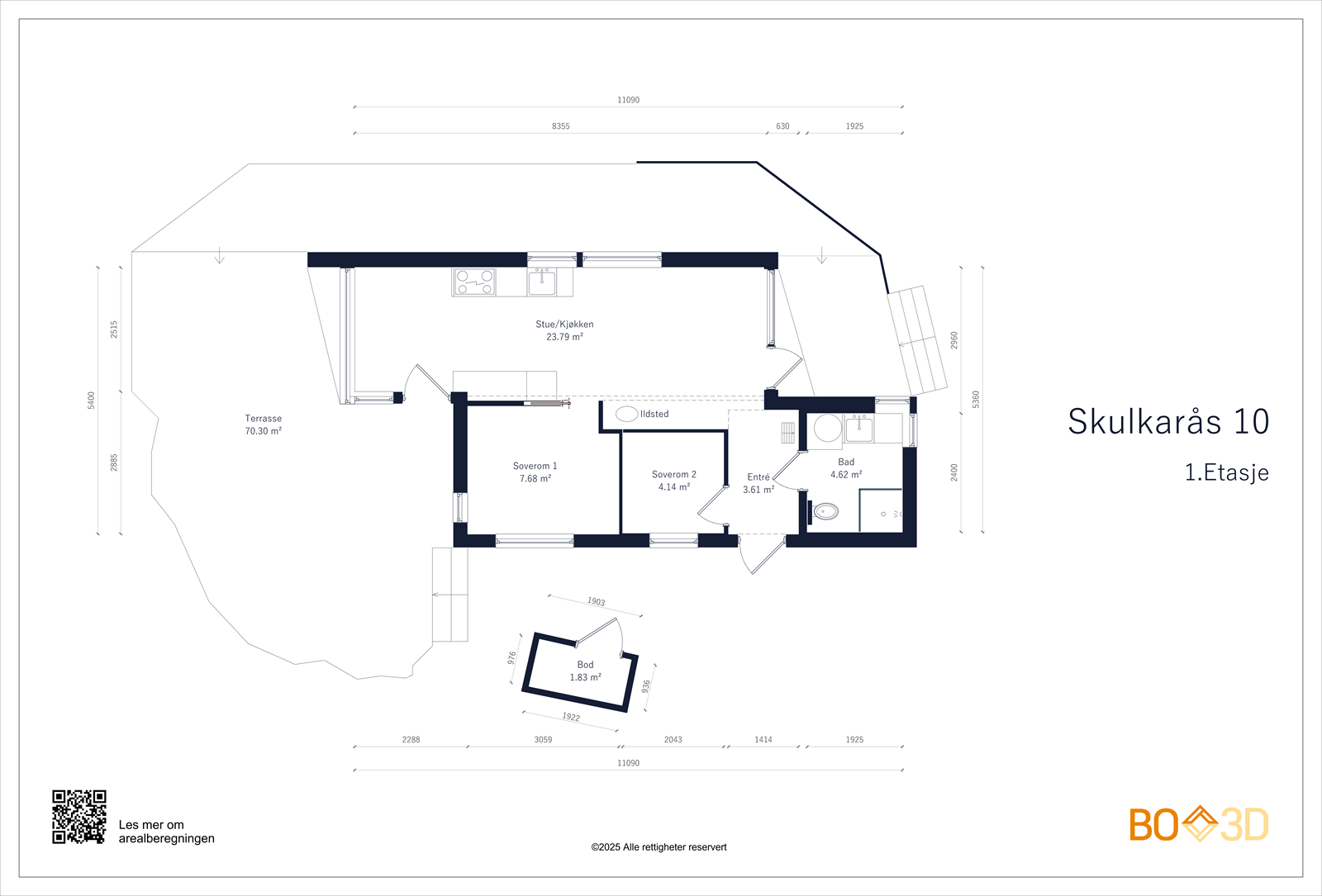 Plantegning. Galleribilde