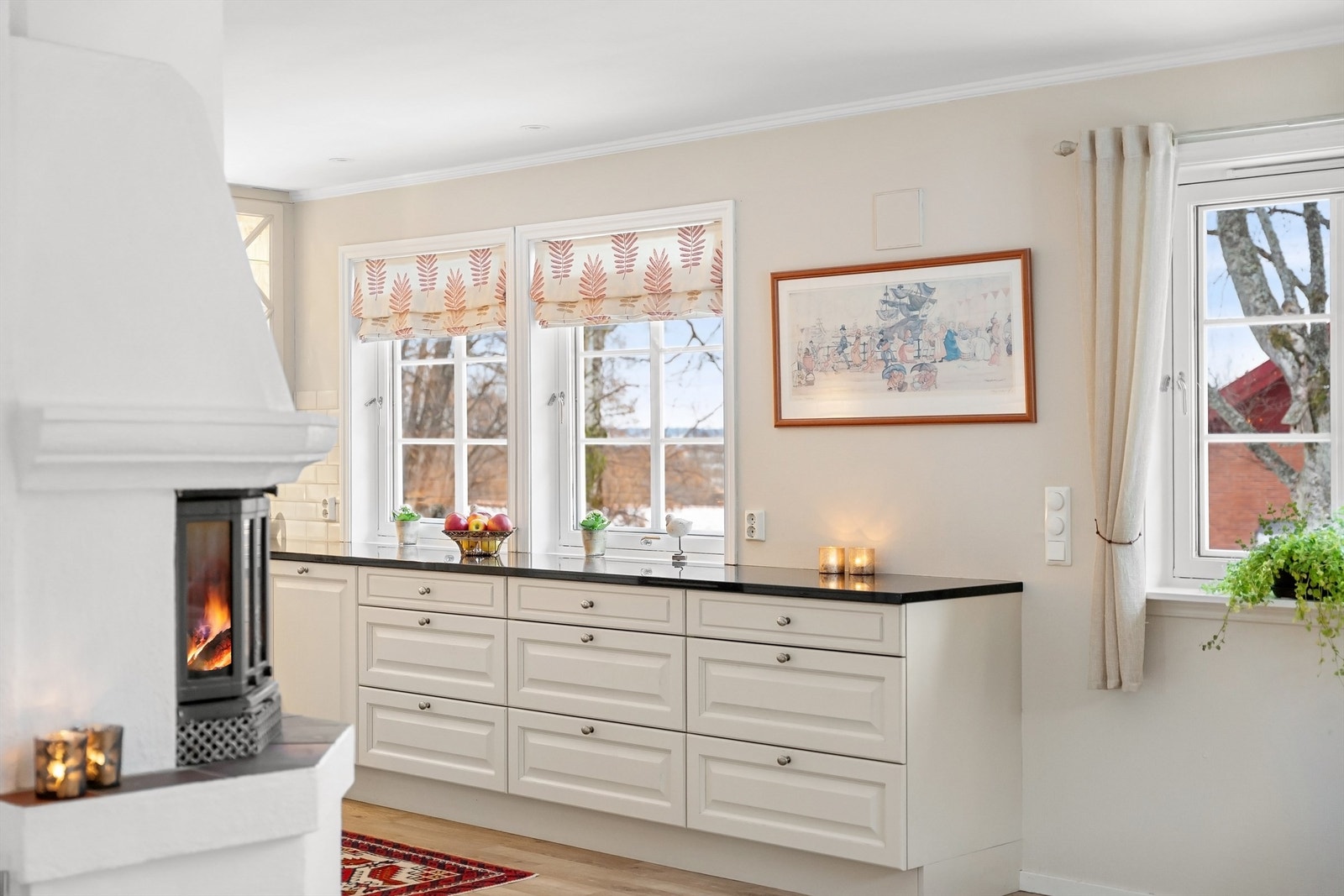 Delikat og hyggelig kjøkken Galleribilde