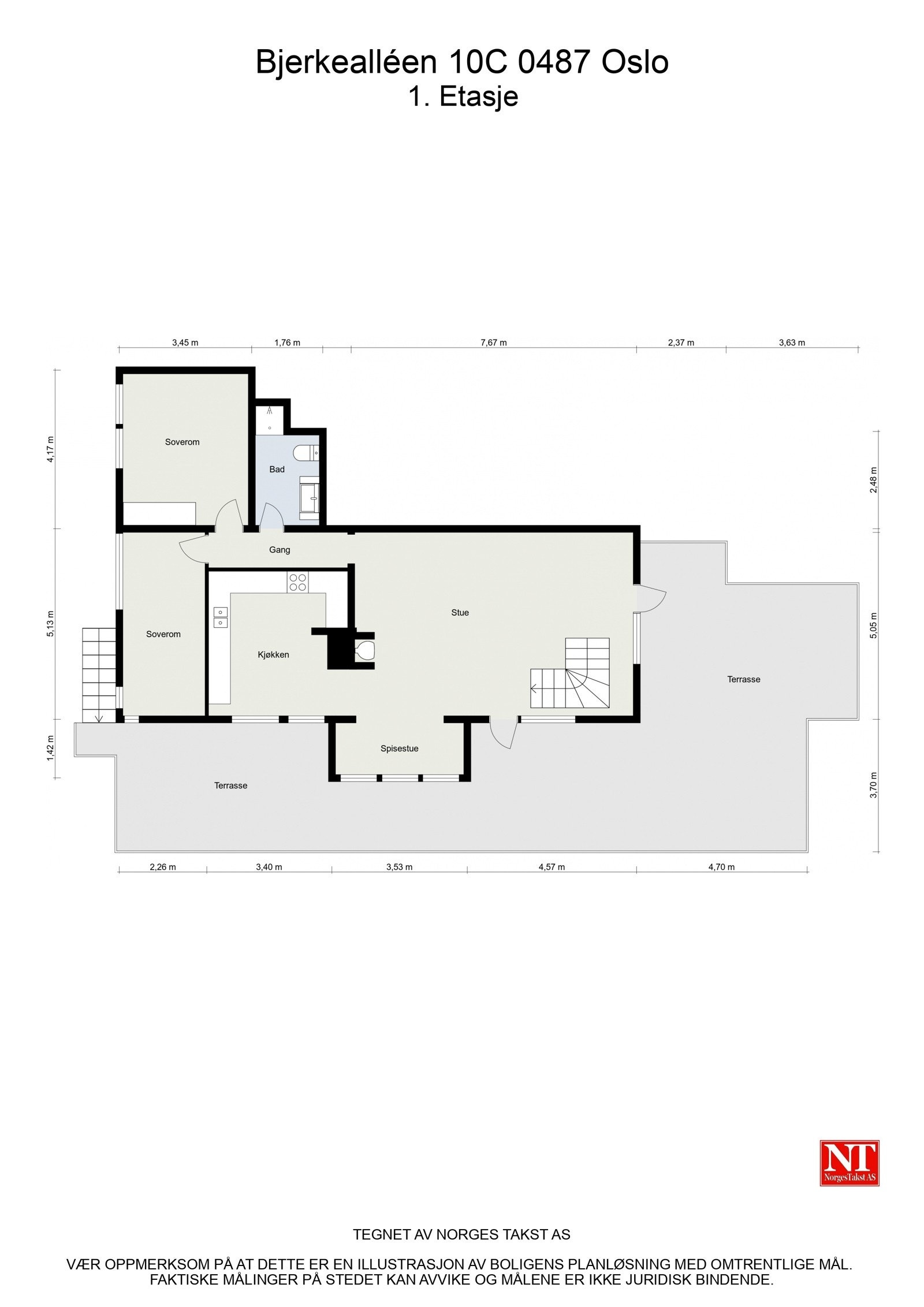 Plantegning 1.etasje. Galleribilde