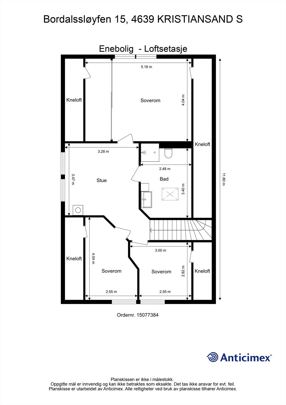 Plantegning 2. etasje Galleribilde