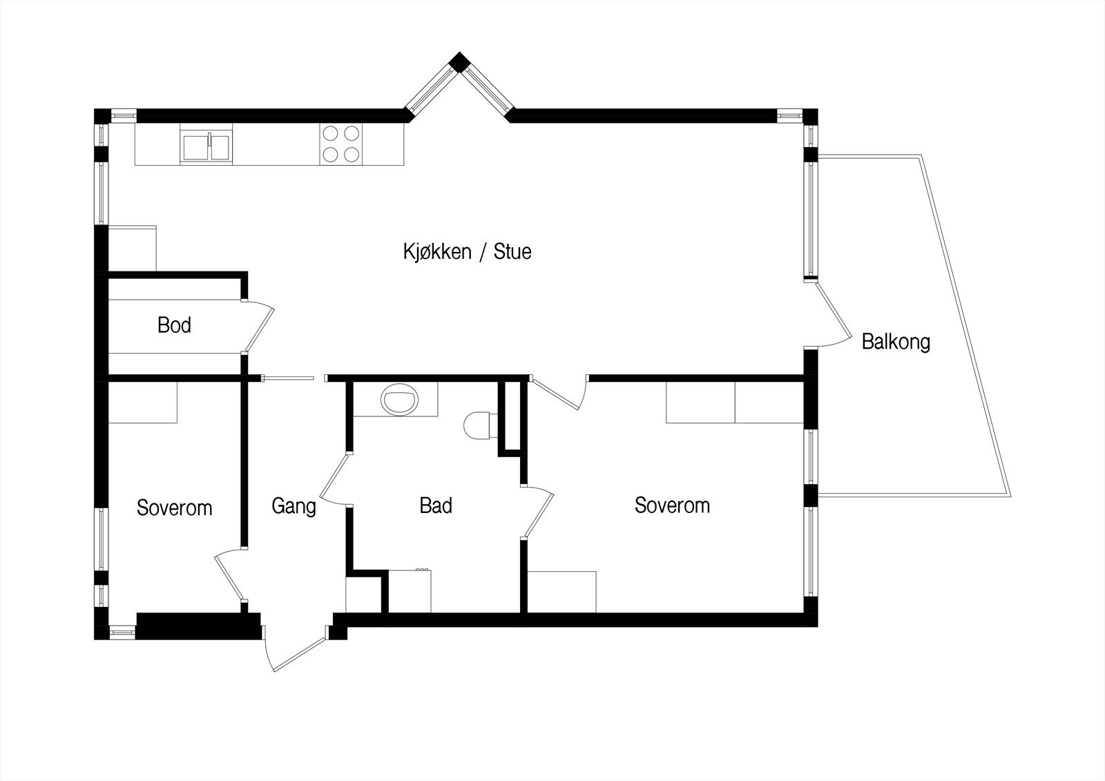 Plantegning Galleribilde