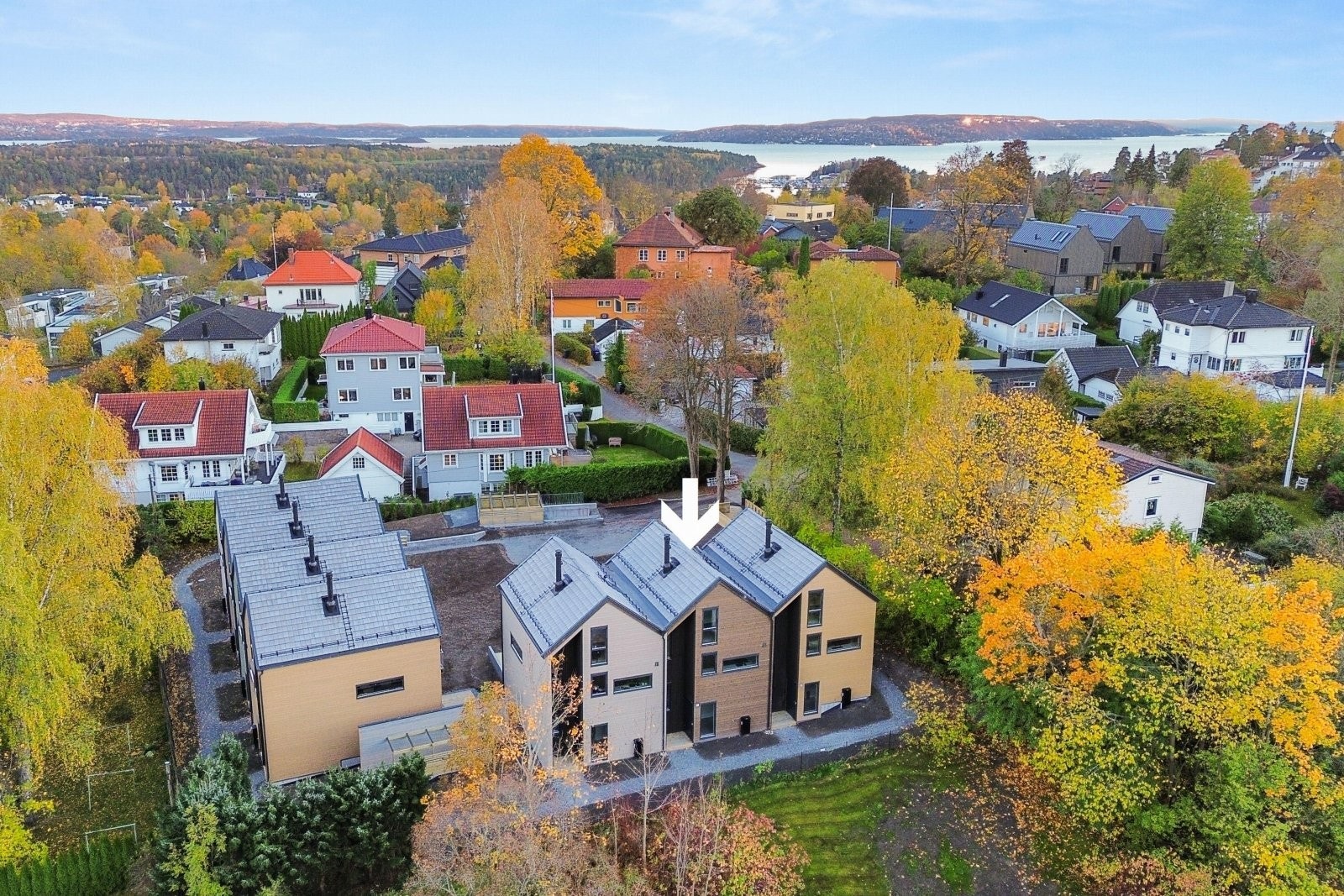 Splitter nytt rekkehus - ferdigstilt og innflyttingsklart på Ullern! Galleribilde