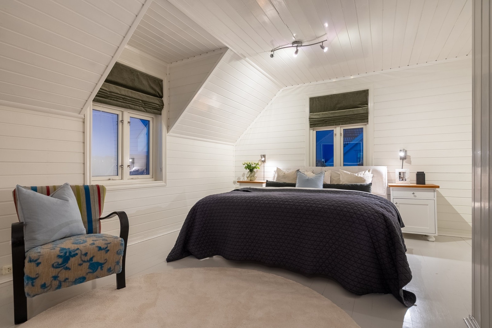 Hovedsoverommet by night Galleribilde