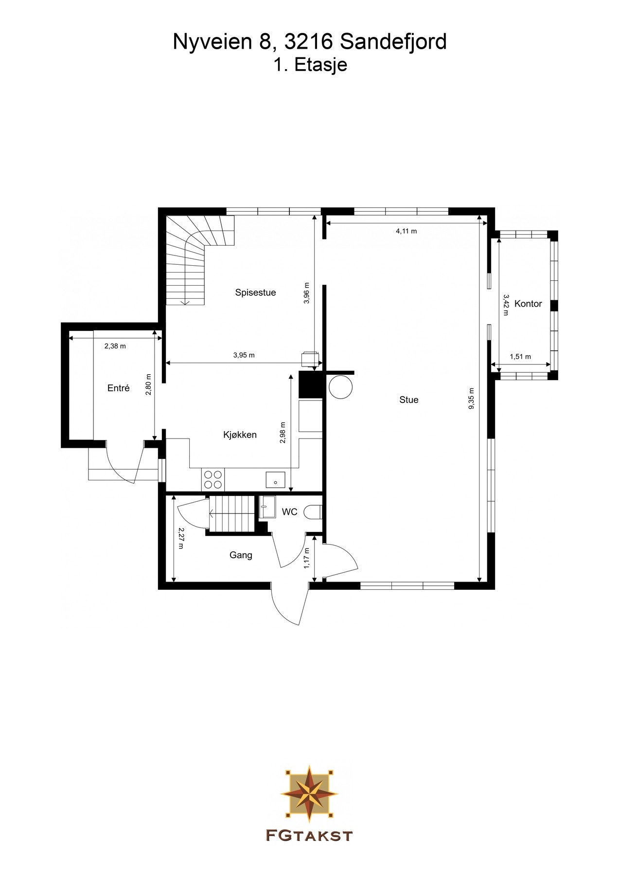 Gjør deg kjent med planløsning Galleribilde