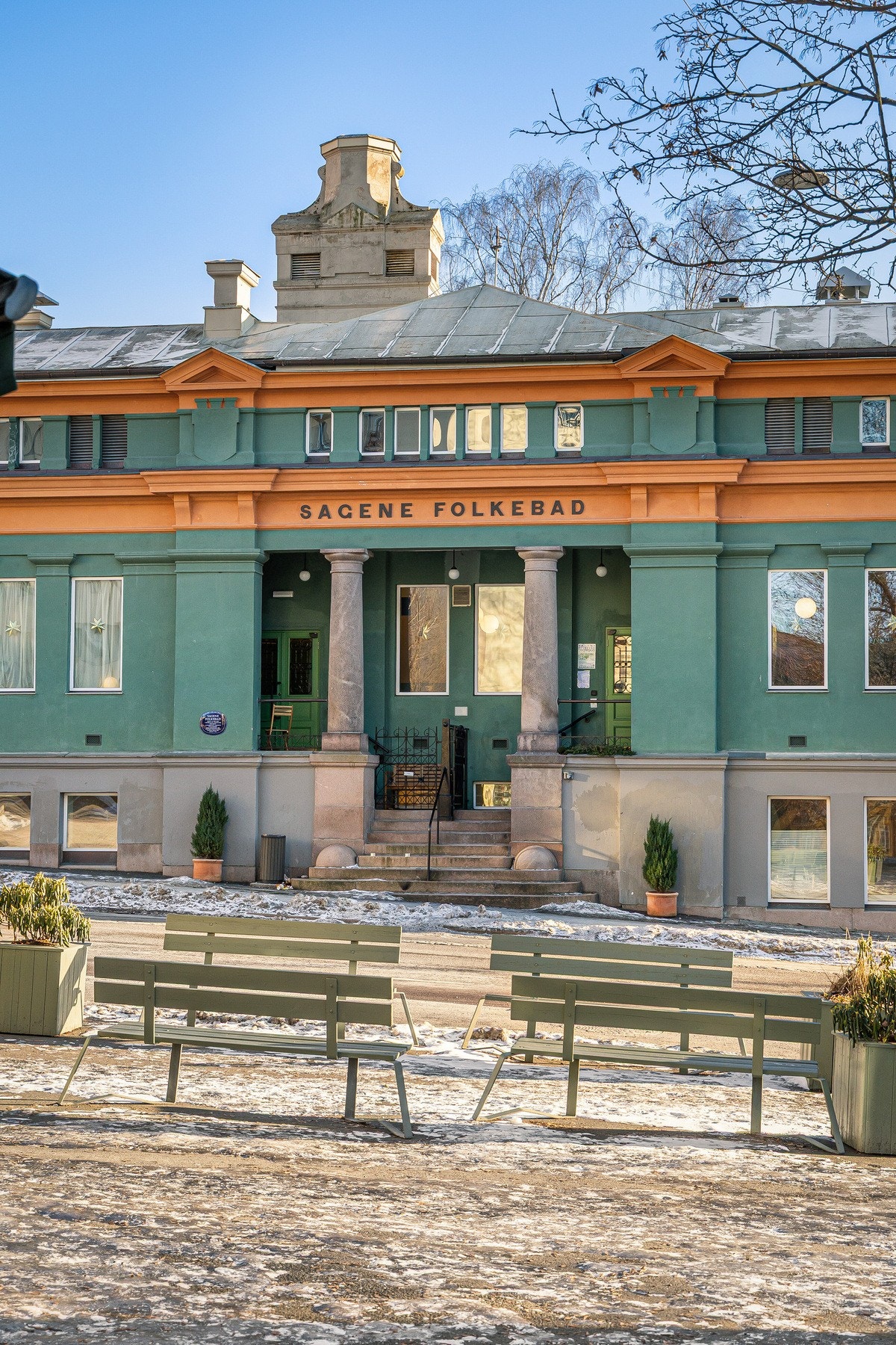 Nærområde - Sagene Folkebad, et populært og særpreget tilbud i nærområdet. Galleribilde