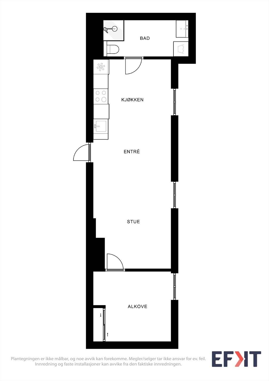 Plantegning 3 etg Galleribilde