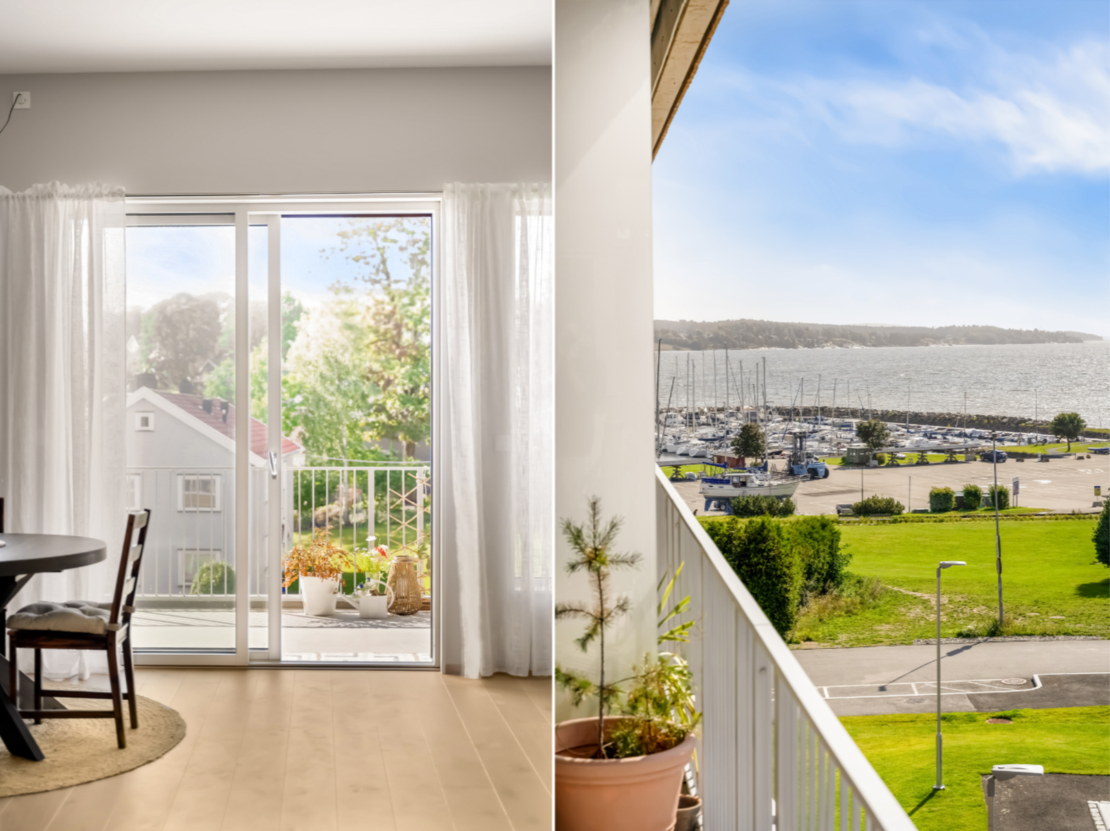 Her bor du med utsikt mot Oslofjorden, rusleavstand til strand og sentrum Galleribilde