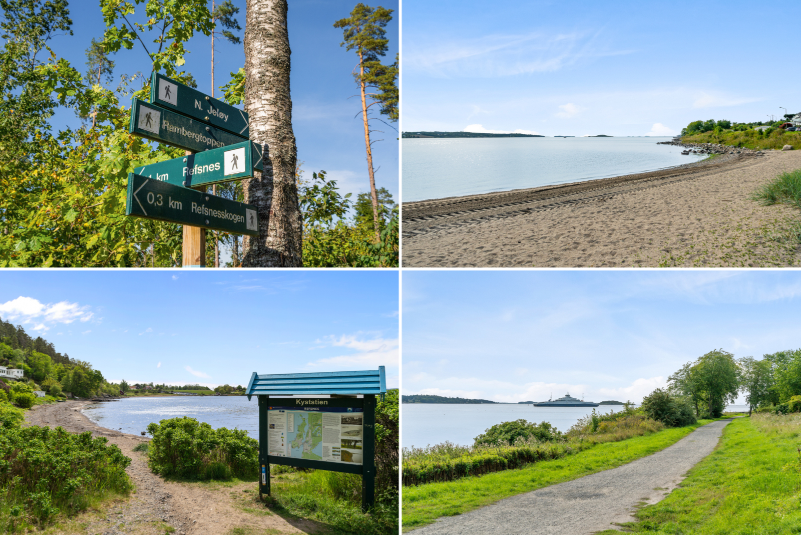 Fra Søly ligger Jeløys flotte stier foran dine føtter, både ved Alby, Refsnes og Ramberg for å nevne noe Galleribilde