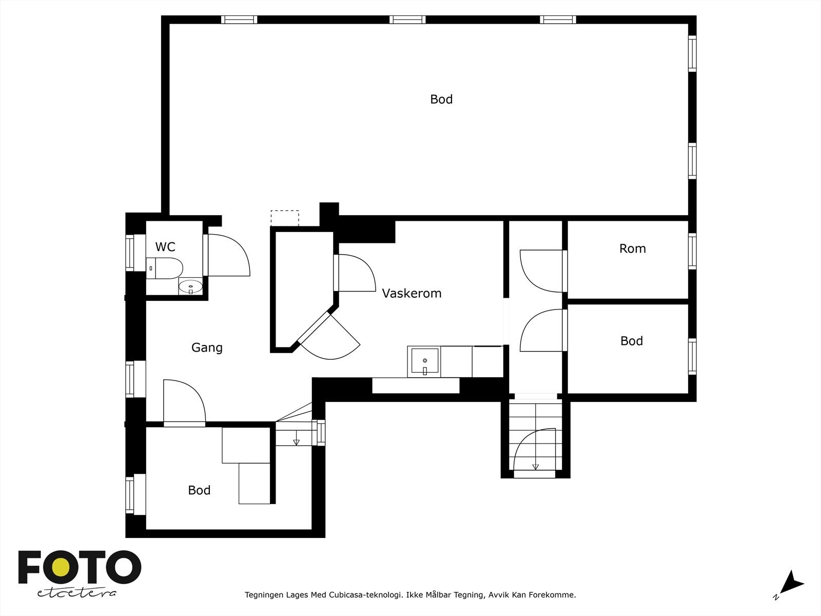 Plantegning U.etg Galleribilde