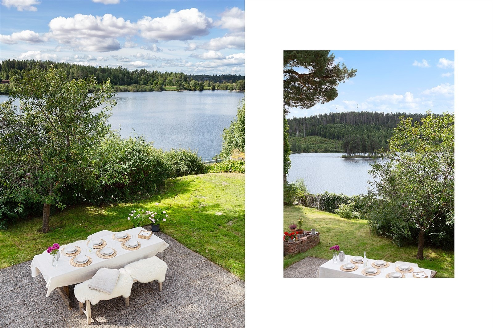 Pent opparbeidet uteområde med upåklagelig utsikt! Galleribilde