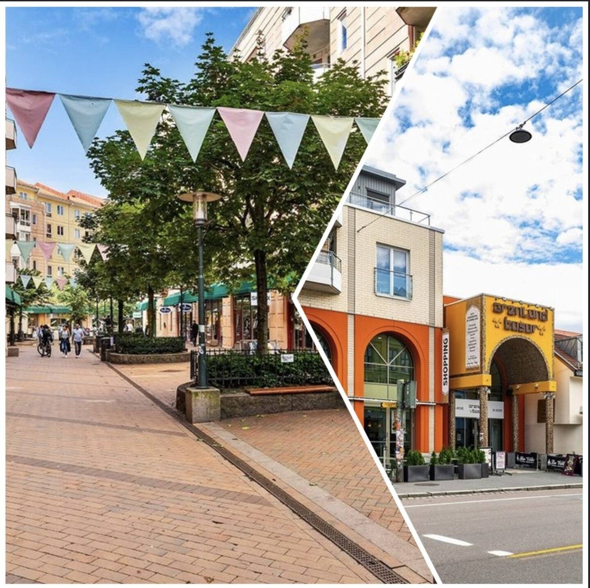 Grønland torg rett utenfor boligen og Grønland Basar 2-3 minutter unna. Galleribilde