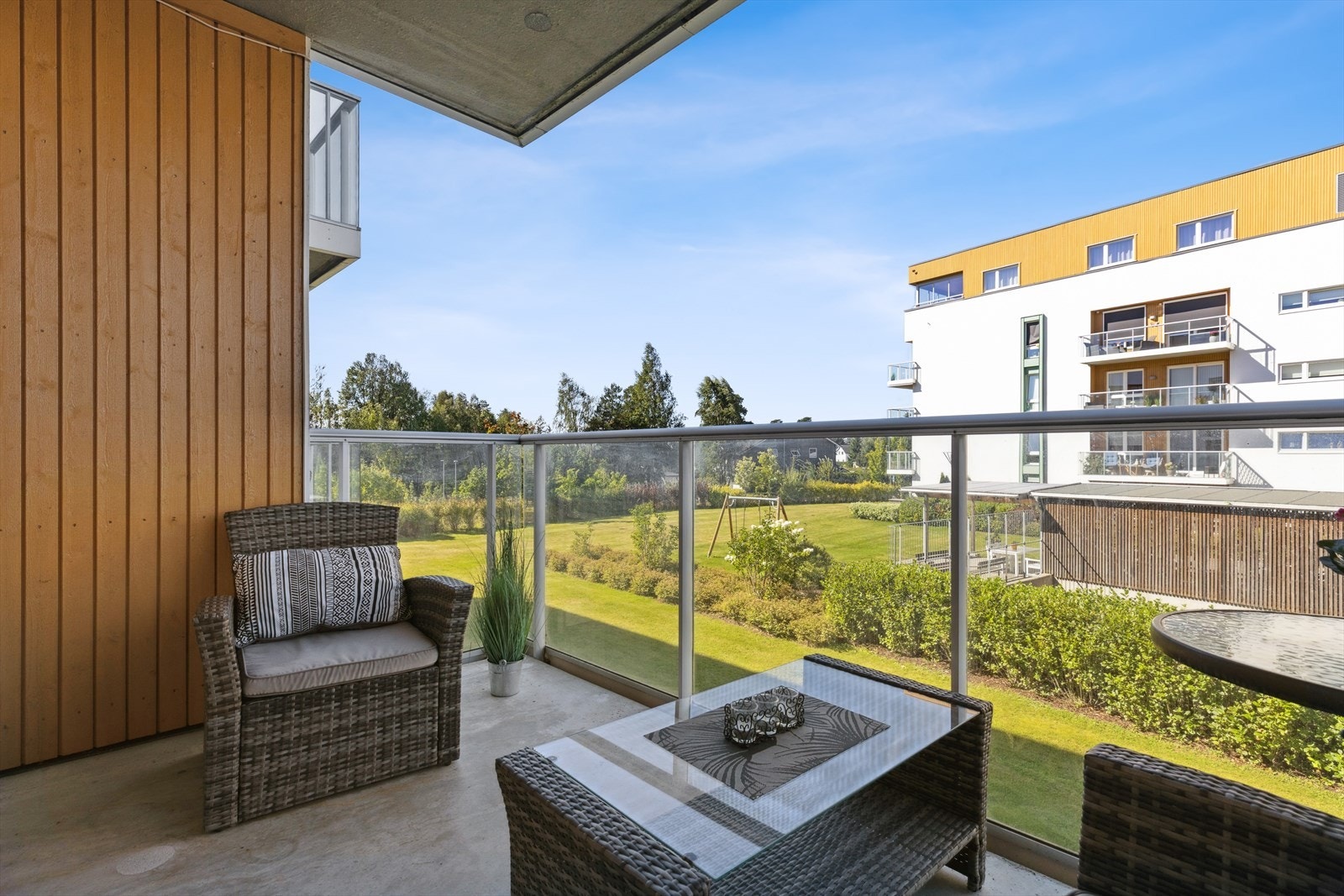 Vestvendt balkong Galleribilde