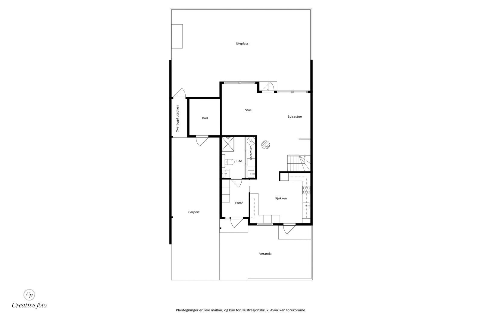 Plantegning 1. etasje. Galleribilde