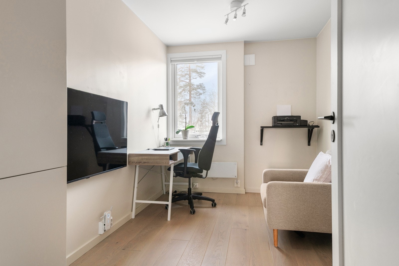 Soverom 3 - passer perfekt som kontor og-/eller gjesterom Galleribilde