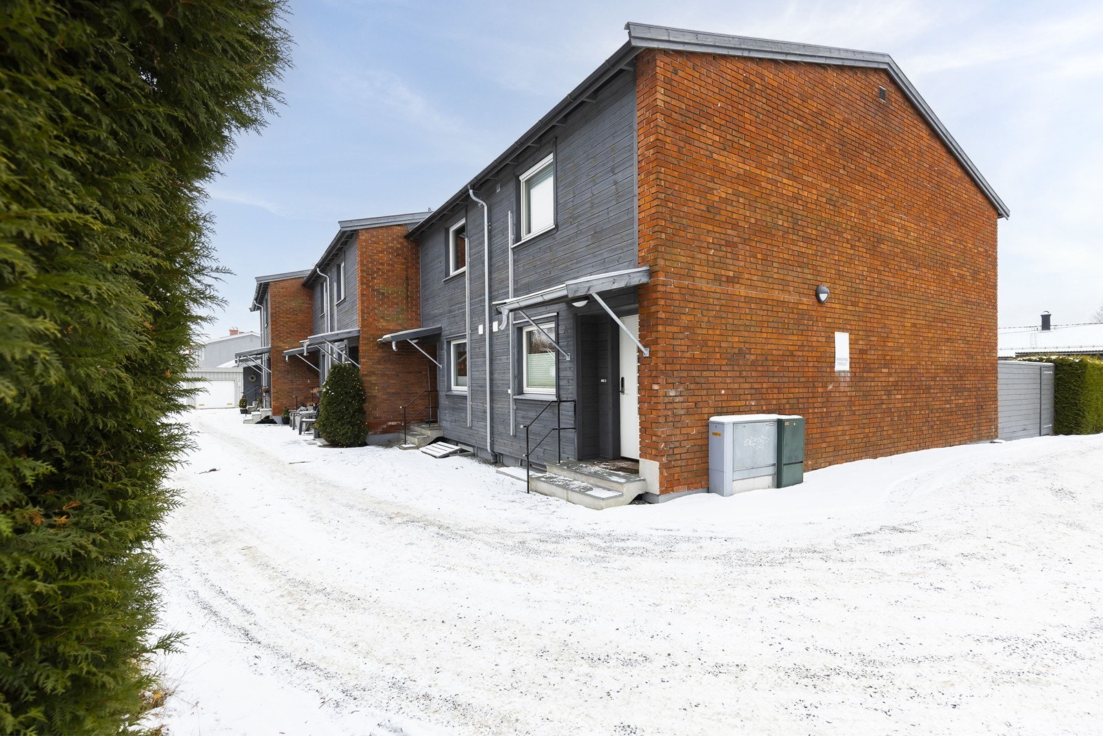 Overbygget inngangsparti Galleribilde