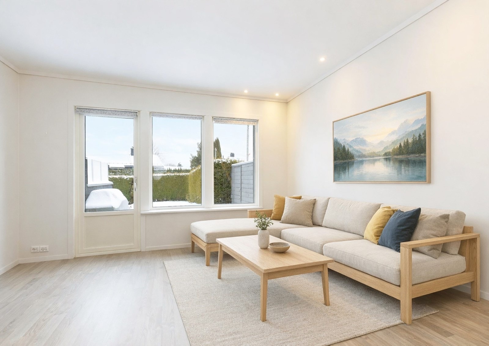 Digitalt stylet stue Galleribilde