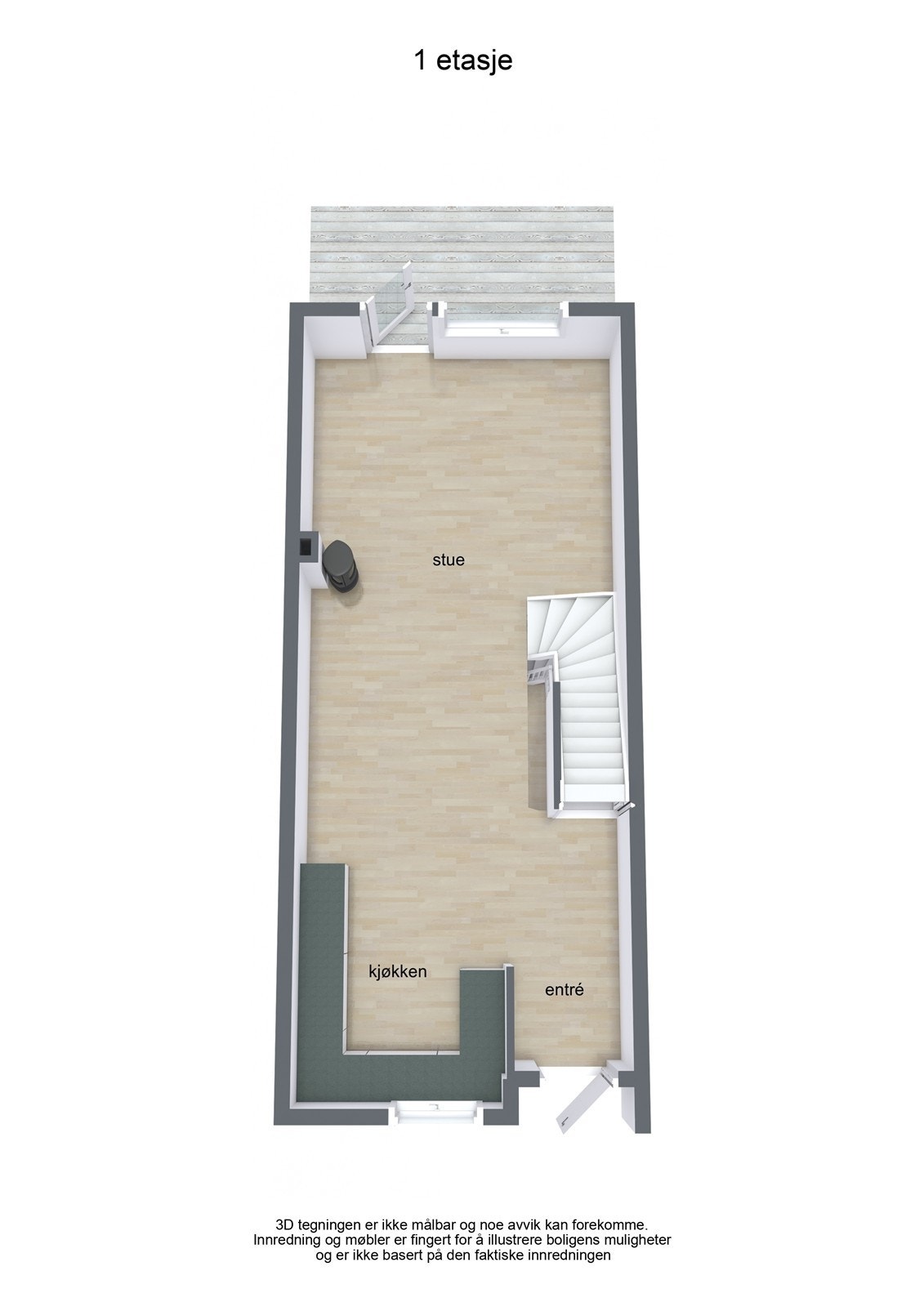 Planløsning 1.etasje Galleribilde