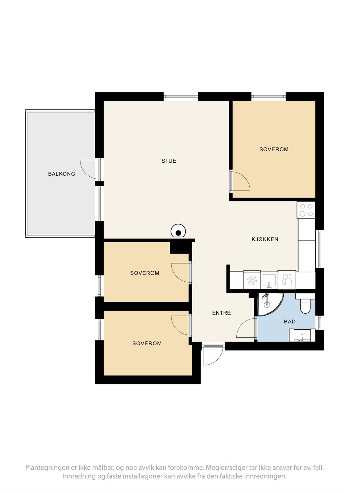 Plantegning for Skarphedinsveg 6 Galleribilde