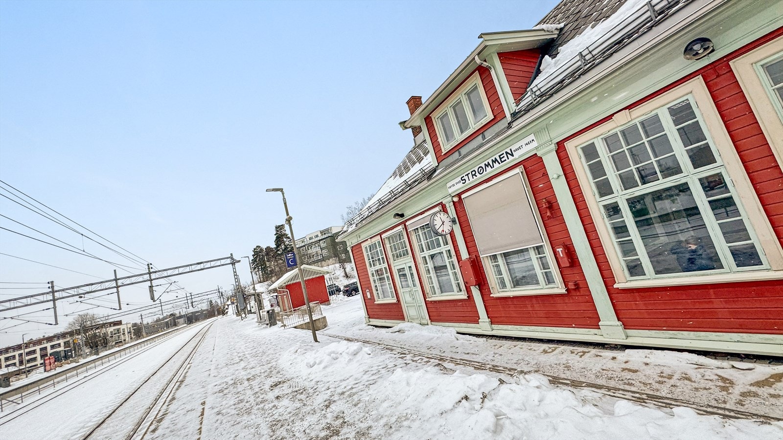 Strømmen Togstasjon. Galleribilde