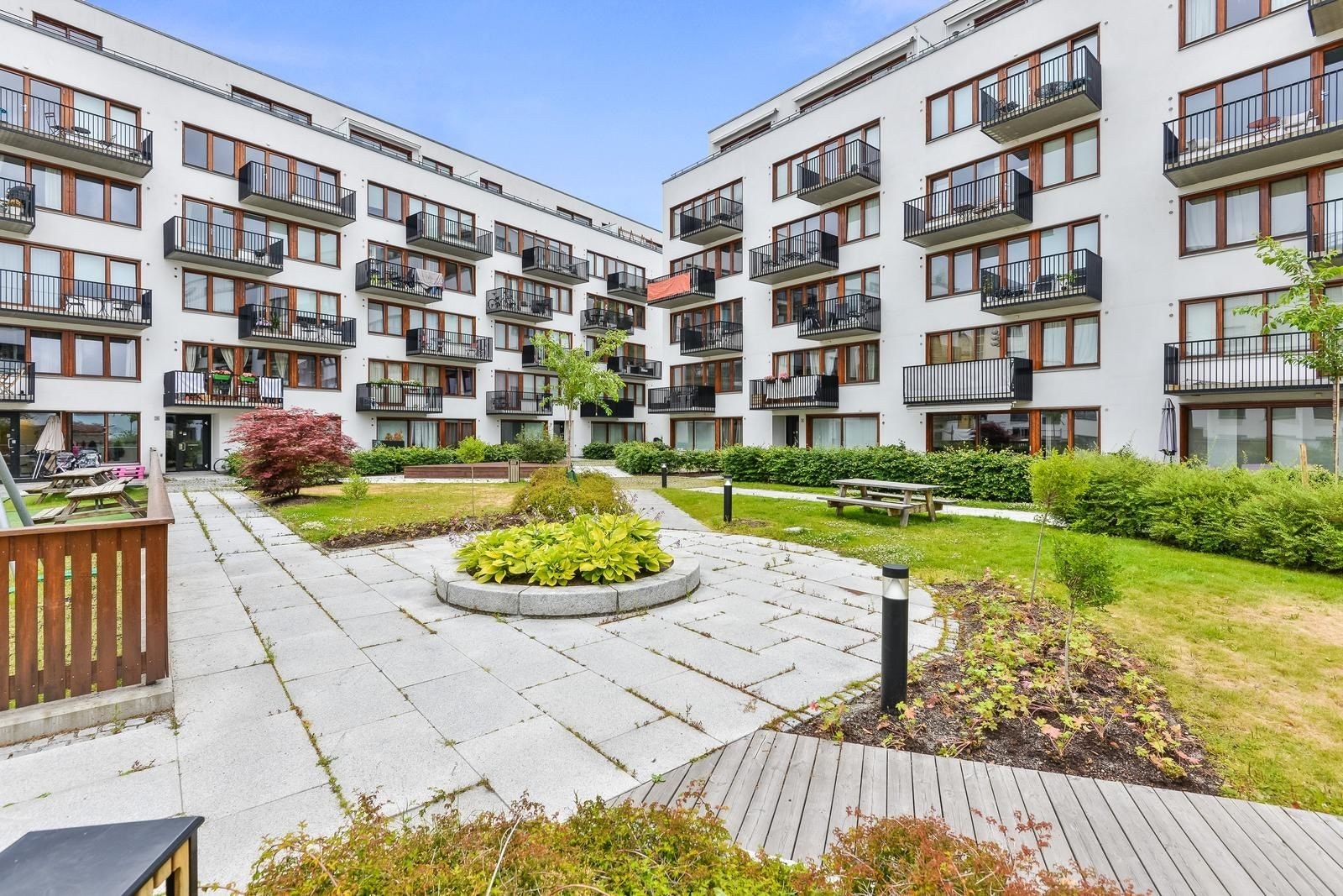 Fasade fra bakgården Galleribilde