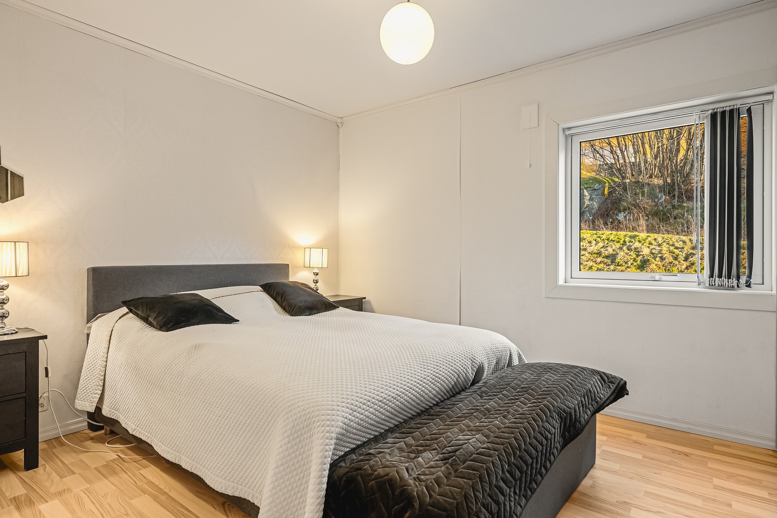 Hovedsoverommet måler 12,4 kvadratmeter Galleribilde