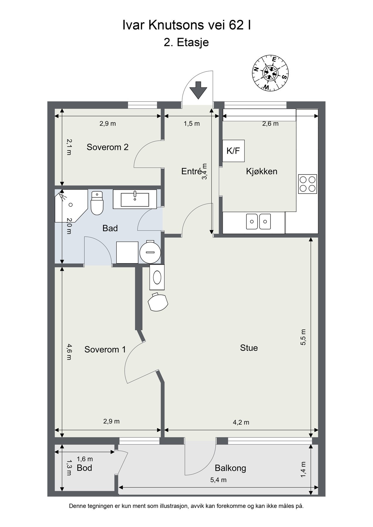 Planskisse Galleribilde