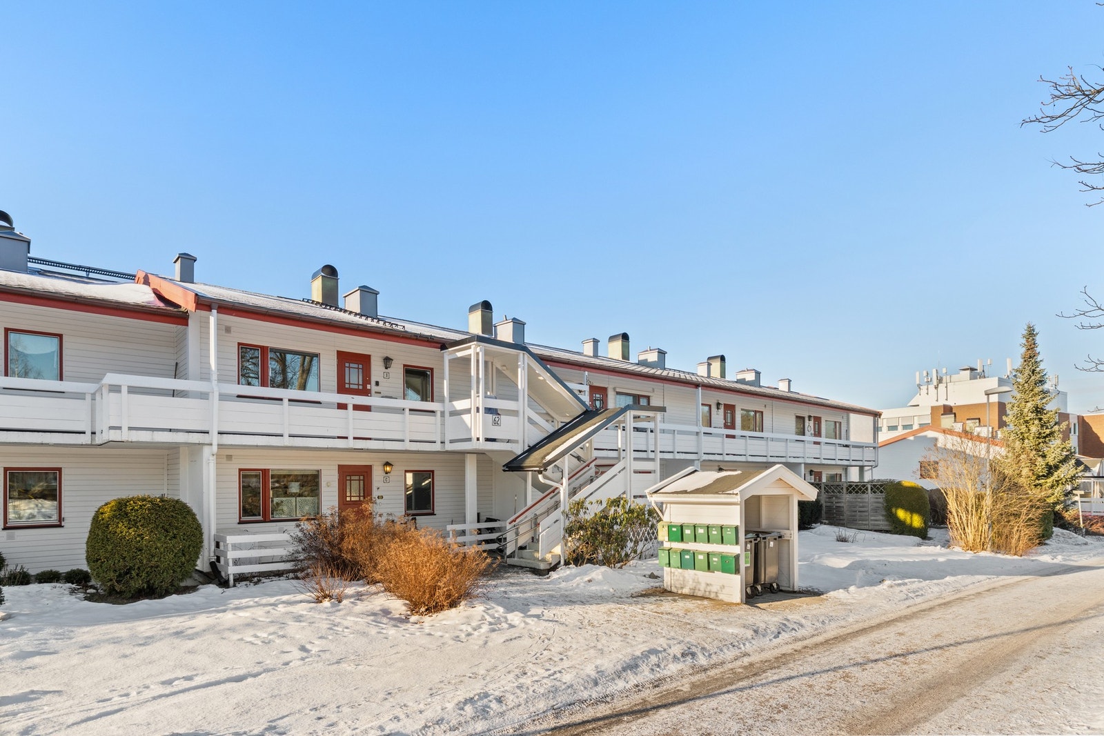 Utvendig adkomst via svalgang. Galleribilde