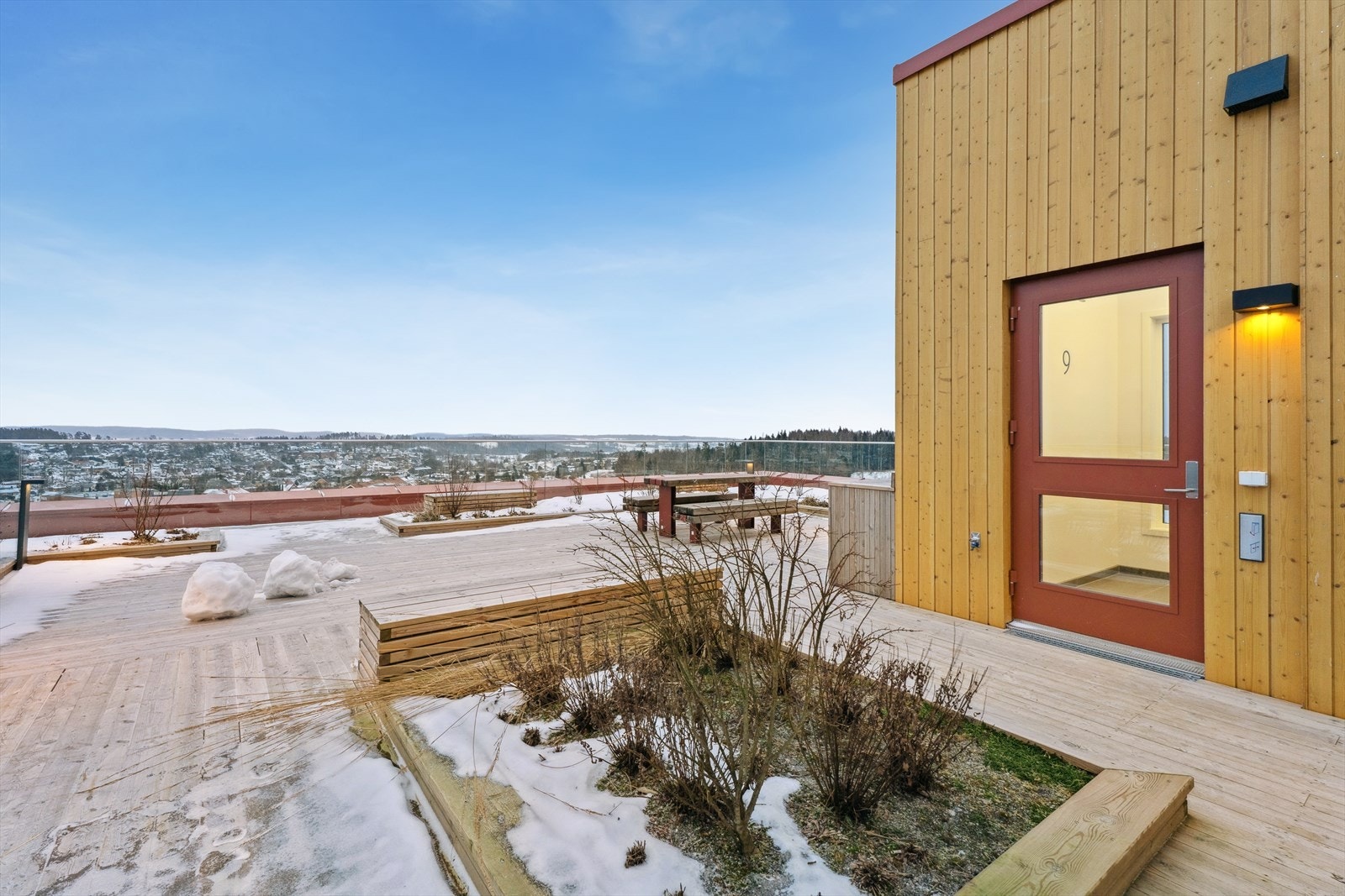 Denne finner du når du tar heisen opp til 9. etasje. Galleribilde