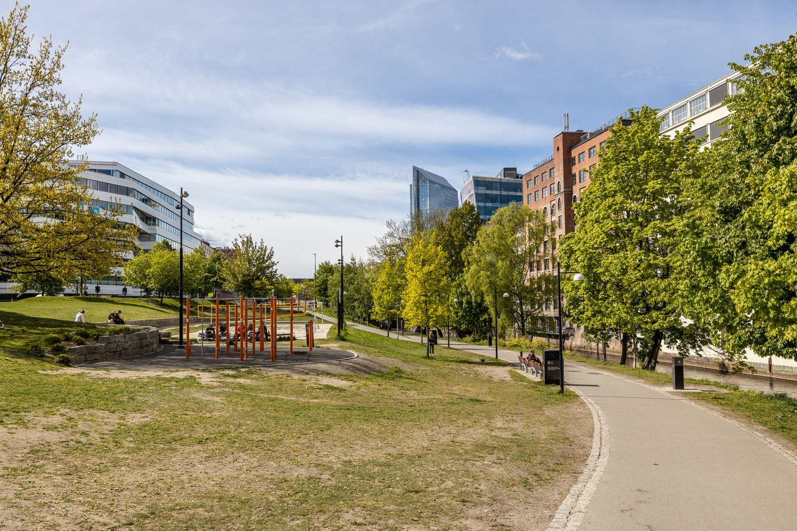 Ved Akerselva Galleribilde