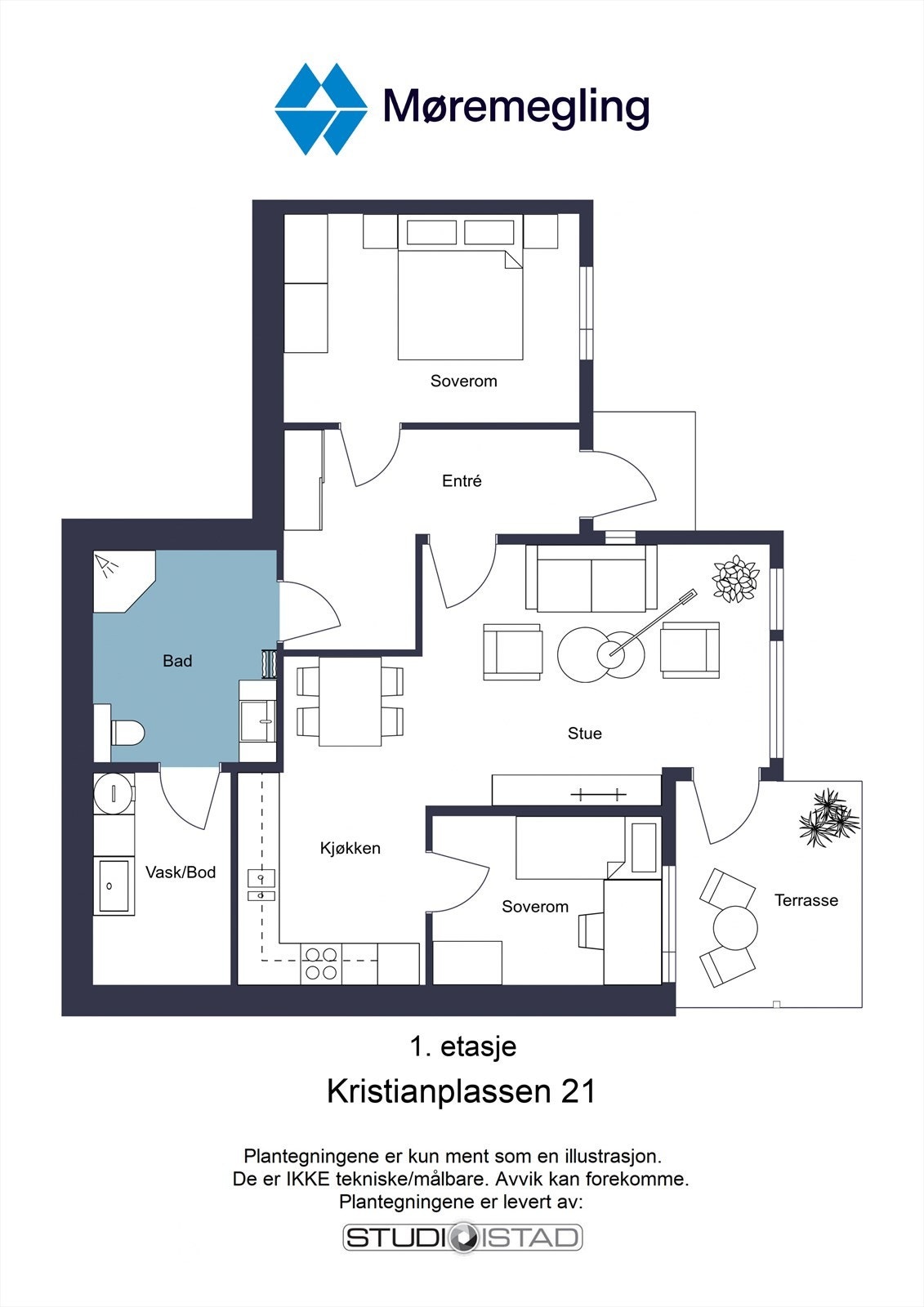 Plantegning Galleribilde