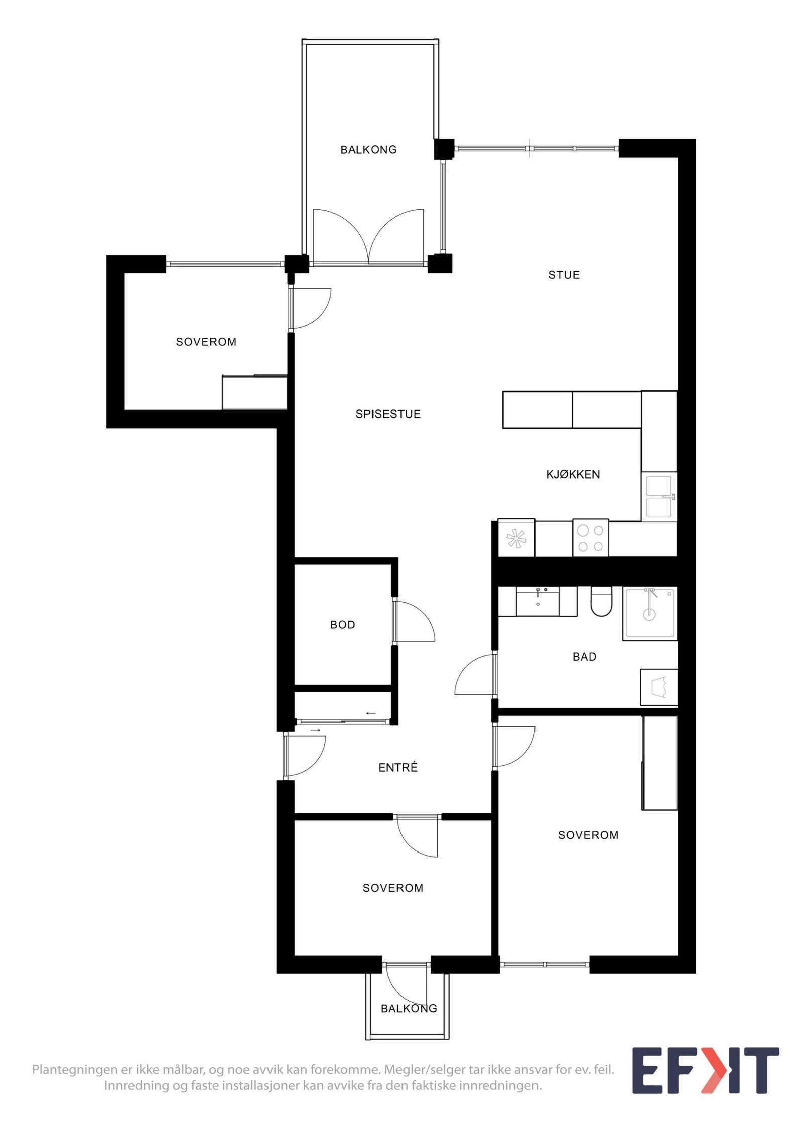 Plantegning Galleribilde