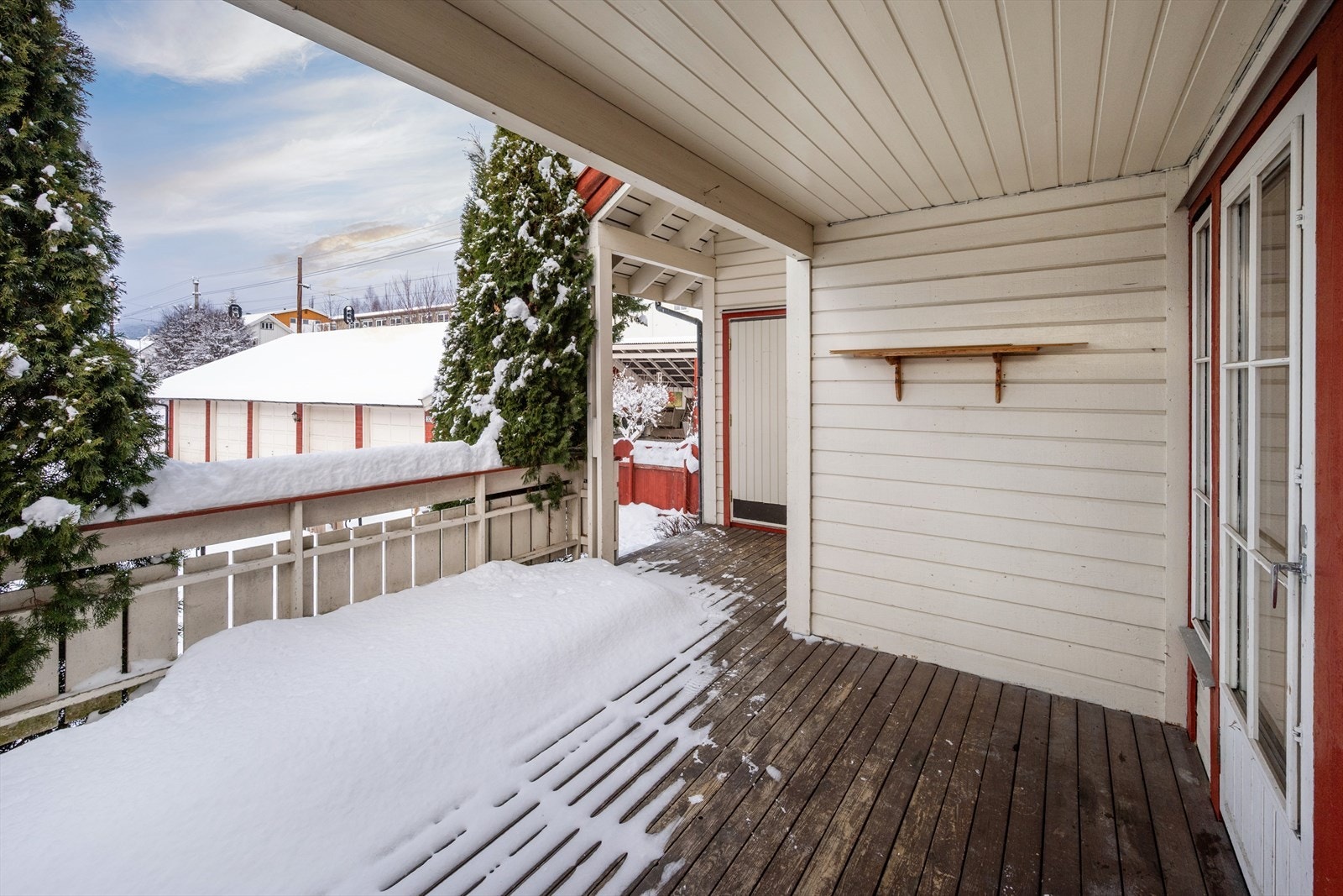 Terrassen er dels overbygd. Galleribilde