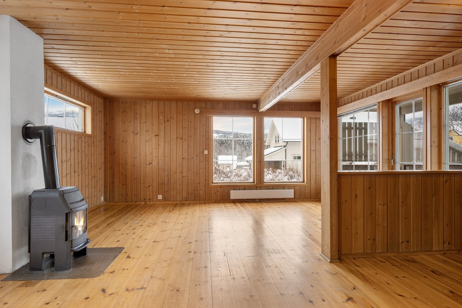 Peisovn gir god varme på kalde dager. Galleribilde