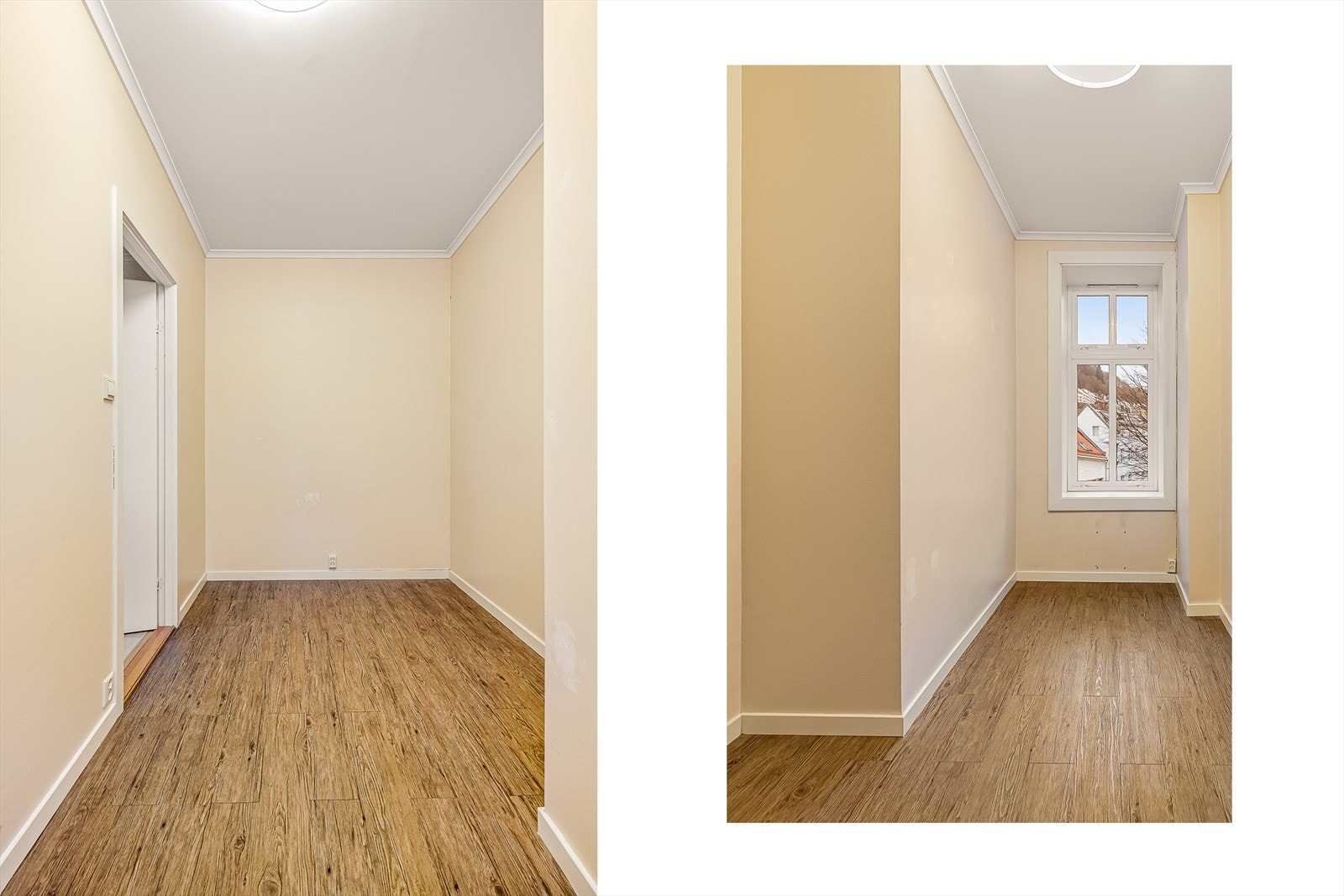 Soverommet måler 7,8 kvadratmeter. Galleribilde